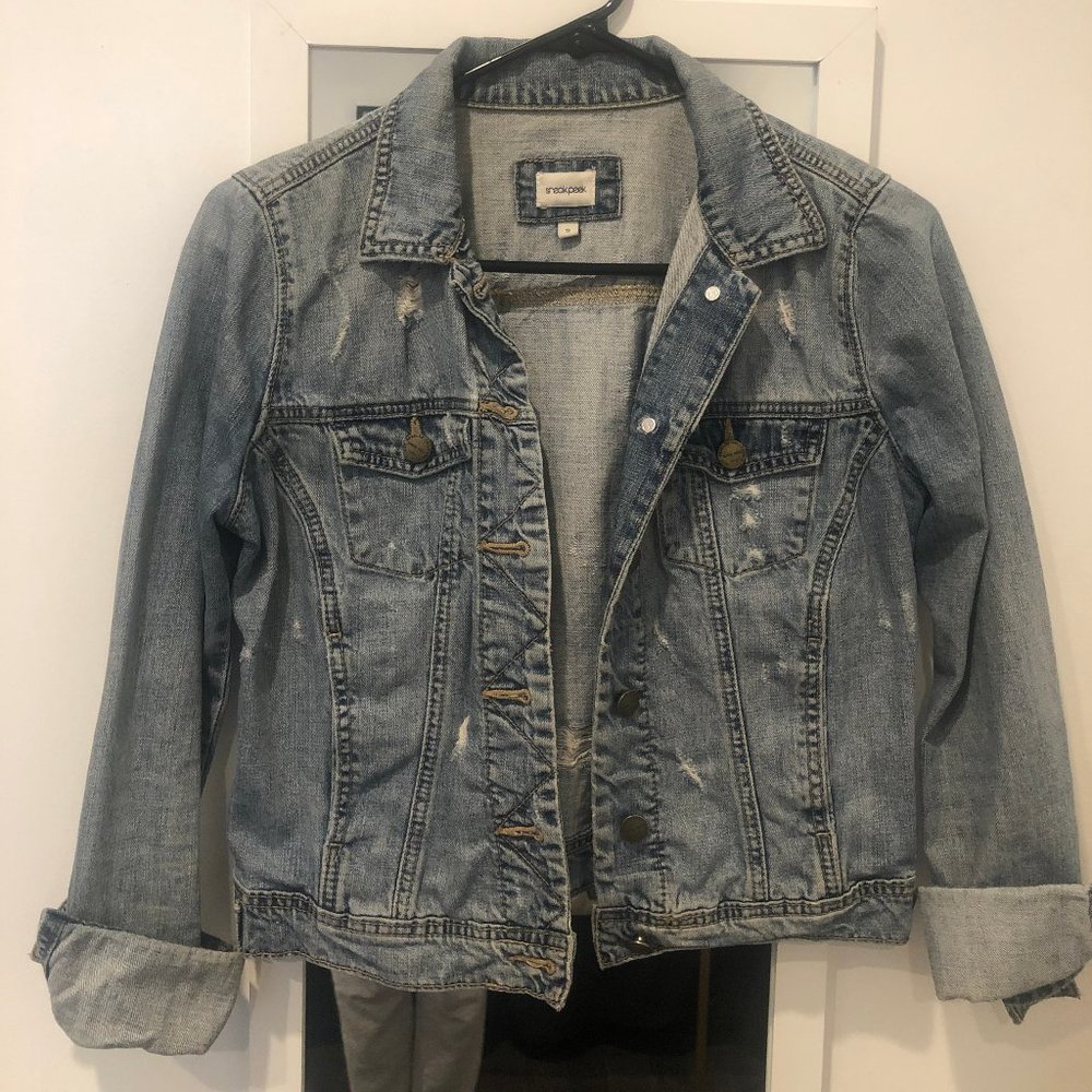 Distressed Denim Jacket